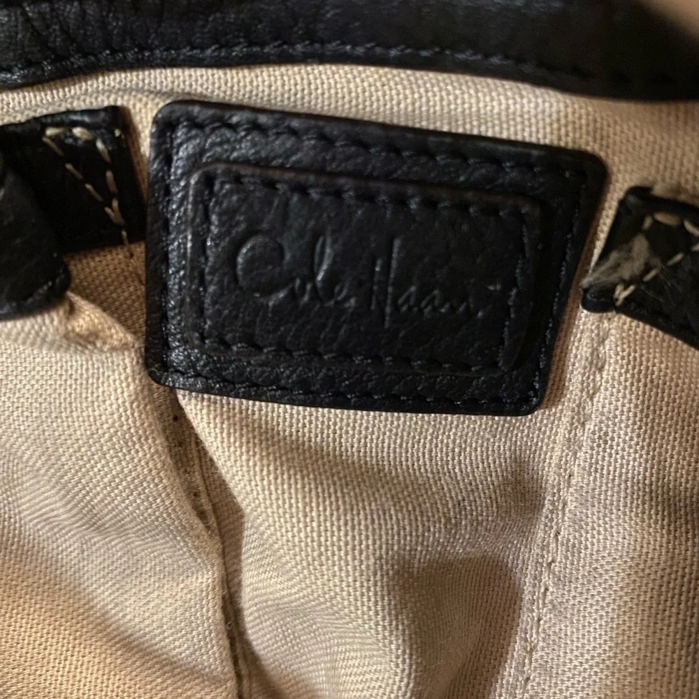 Cole Haan Black Leather Shoulder Bag